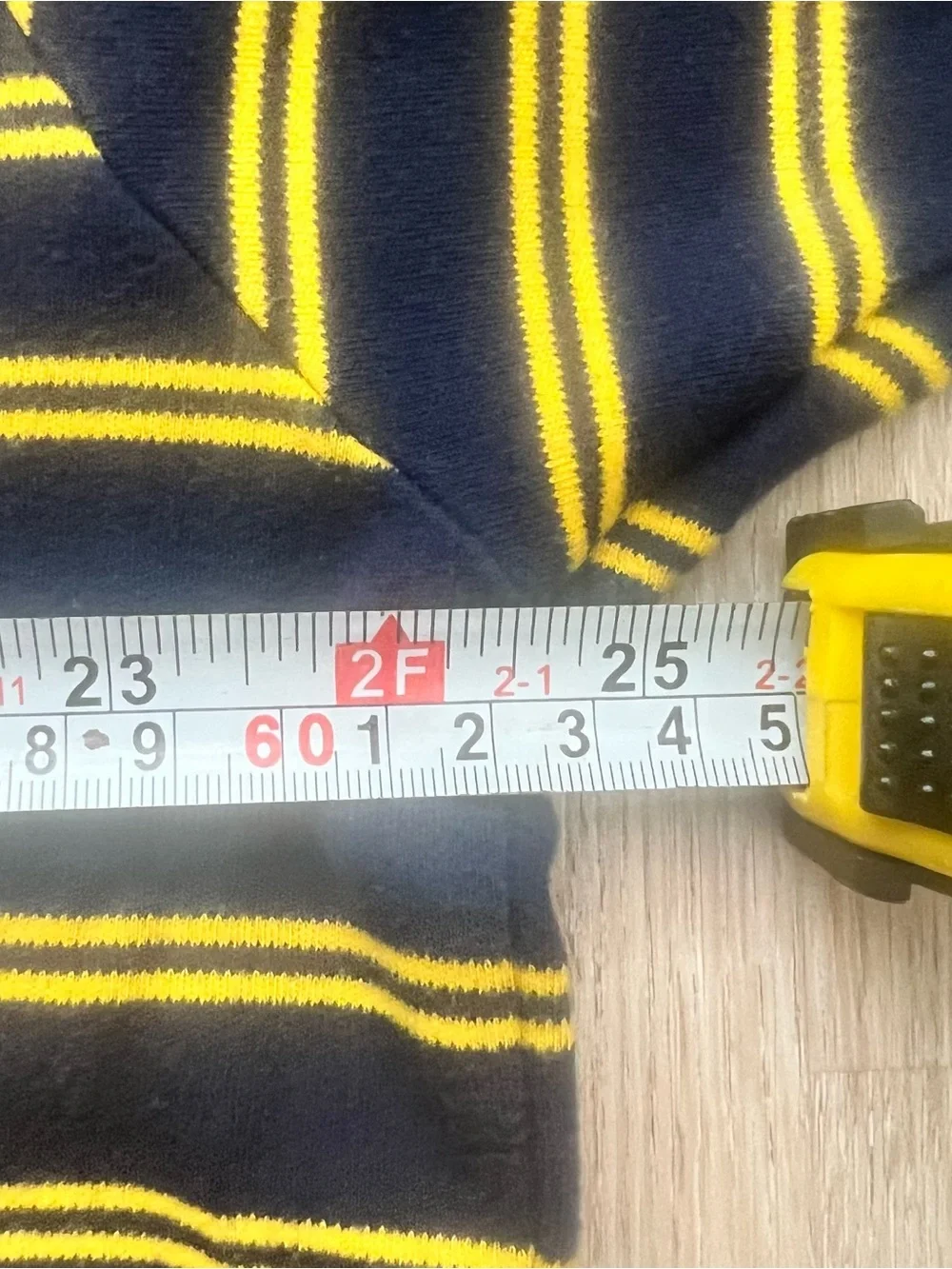 Vintage 90s Polo Ralph Lauren Striped Polo Shirt Mens XL Yellow Navy Preppy